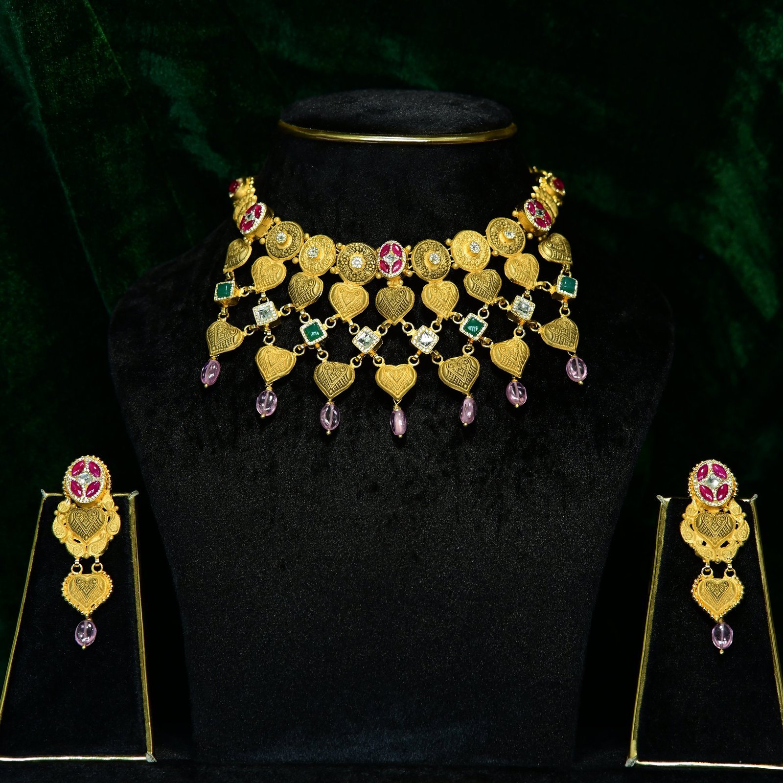 product836.jpg kundan set - Image 1